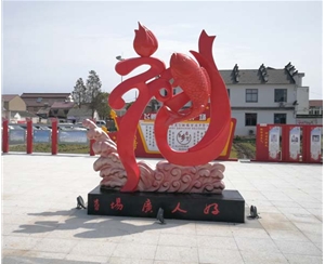 蕪湖不銹鋼景觀雕塑簡述藝術(shù)品為何會上銹？